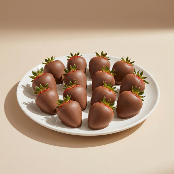 Milk Chocolate Covered Strawberries