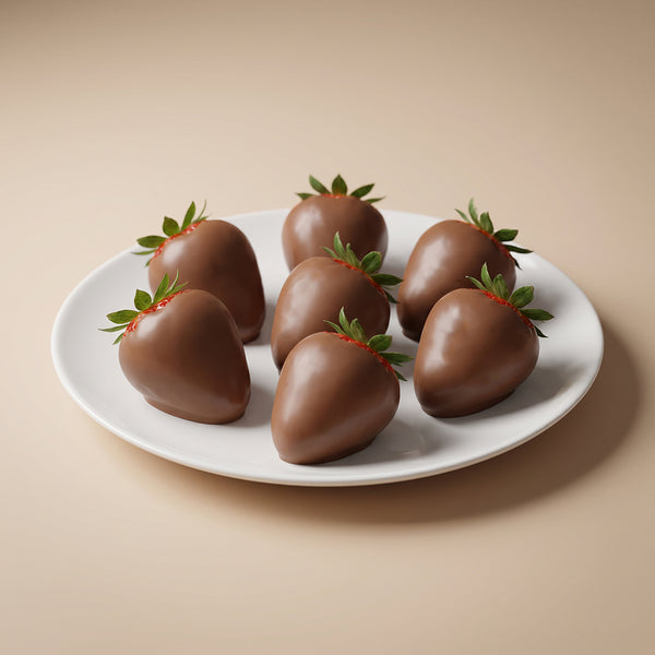 Milk Chocolate Covered Strawberries | Pack of 6