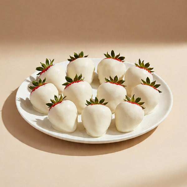 White Chocolate Covered Strawberries