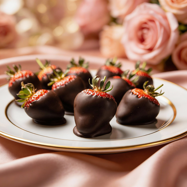 Her Favourite Dark Chocolate Covered Strawberries Chocolate Covered