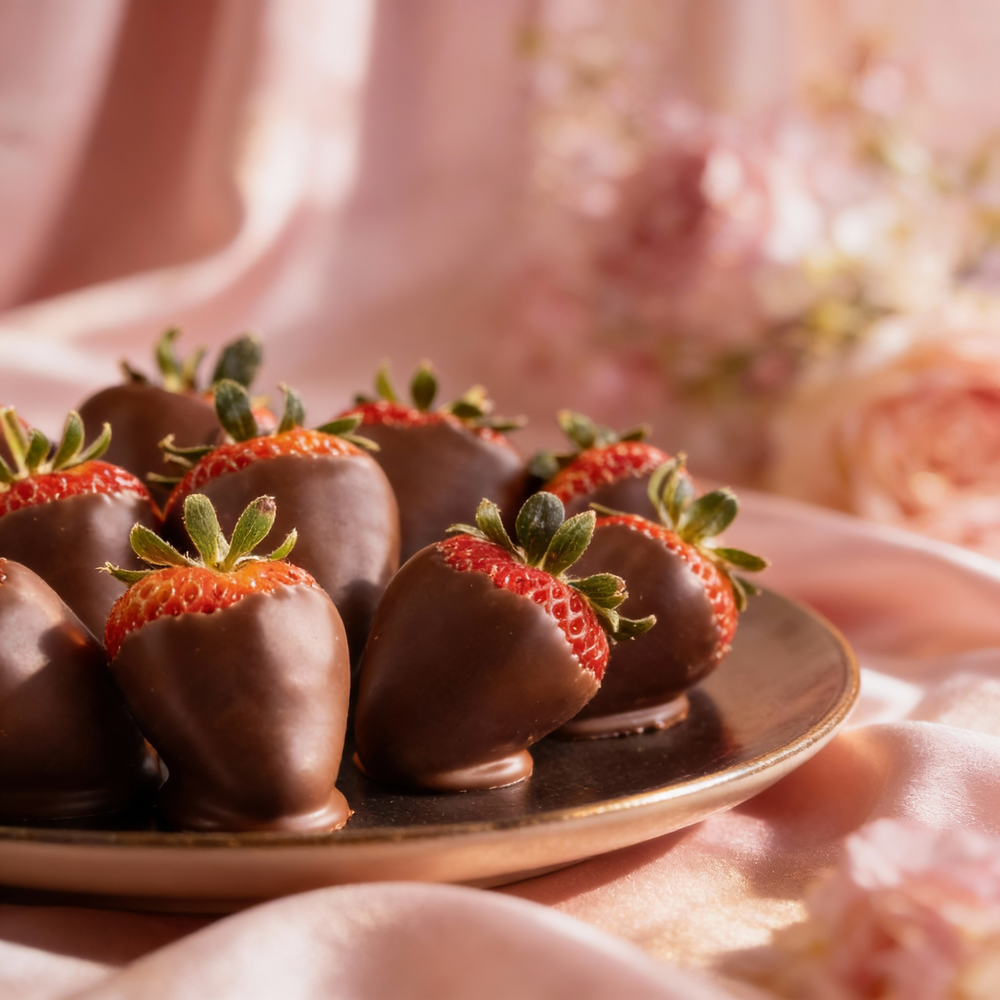 Her Favourite Milk Chocolate Covered Strawberries Chocolate Covered