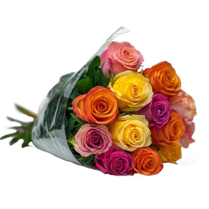 12 Assorted Roses Bouquet Chocolate Covered Bloomex